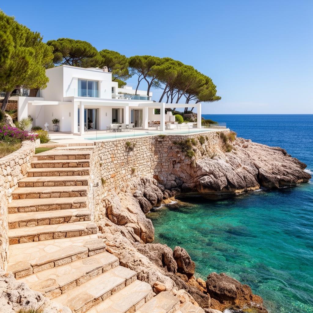 Exclusive Villa Directly on the Sea (Sleeps 10)